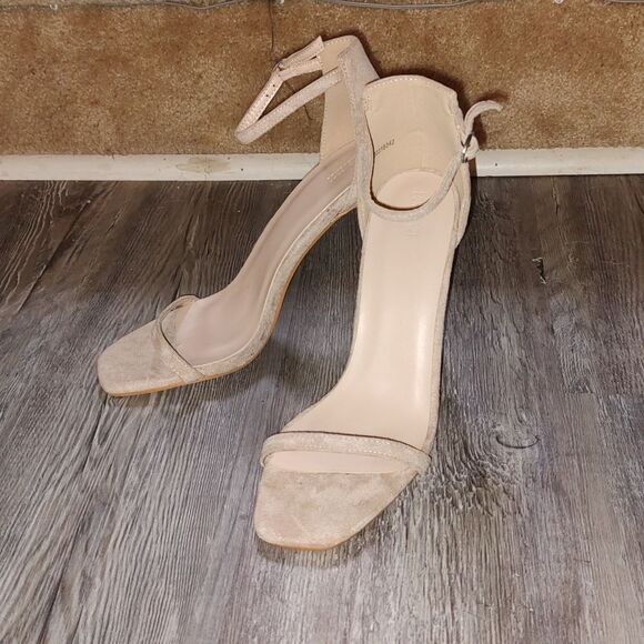 Forever 21 tan heels Sz 8.5 - Picture 1 of 7